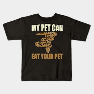 My pet could eat your pet Kids T-Shirt